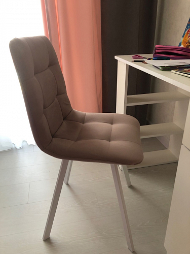 Стул на металлокаркасе Чилли зеленый / черный фото покупателя 712