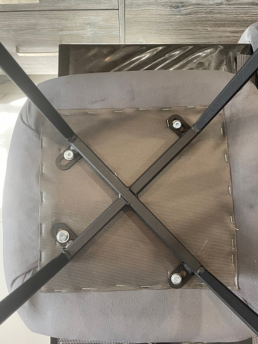 Комплект стульев Чилли 4 шт темно-серый / черный фото покупателя 18