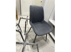 Стул на металлокаркасе Седа К крутящийся светло-серый  / белый фото покупателя 135