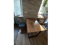 Стол Лота Лофт 120 25 мм сабия / черный матовый фото покупателя 413