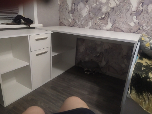 Письменный стол Лайт 03.245F белый гладкий 101 фото покупателя 79