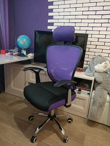 Компьютерное кресло Lody 1 серое / черное фото покупателя 21