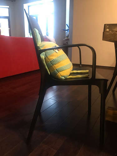 Кресло SHT-S76 красное / черное муар фото покупателя 8