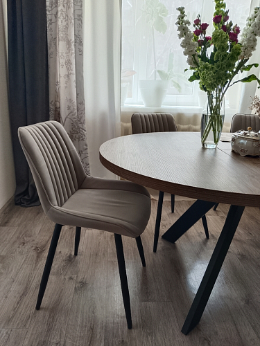 Комплект стульев Седа К 4 шт латте / черный фото покупателя 97