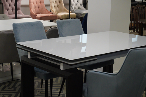 Стул на металлокаркасе Benza dark blue из шоурума 6