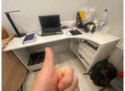 Письменный стол СПм-25 левый бетон фото покупателя 39