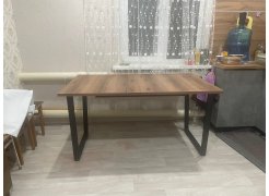 Стол Лота Лофт 120 25 мм сабия / черный матовый фото покупателя 782