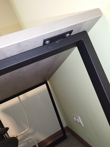 Стол Лота Лофт 120 32 мм бетон / черный матовый фото покупателя 407