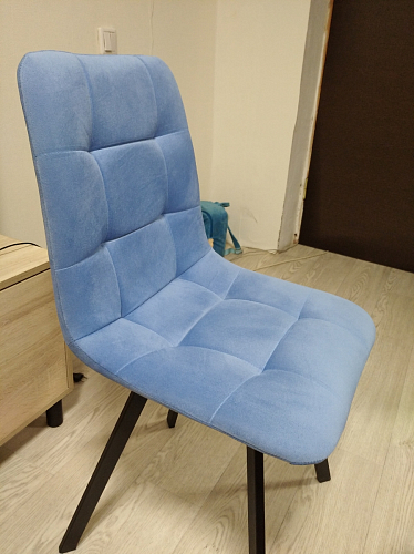 Стул на металлокаркасе Чилли бежевый / белый каркас фото покупателя 894