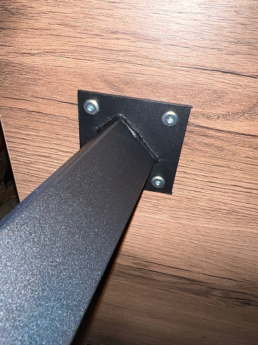 Стол Тринити Лофт 120 32 мм дуб галифакс табако / черный матовый фото покупателя 370