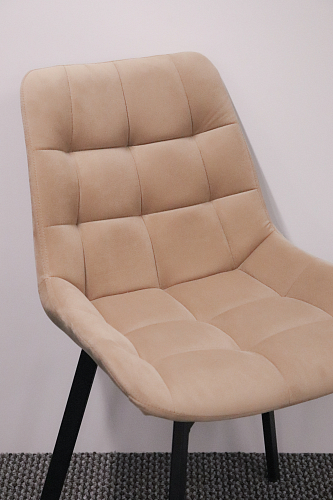 Комплект стульев Стронг 4 шт темно-серый / черный из шоурума 6