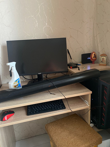 Стол компьютерный Джаз-24 правый венге фото покупателя 99