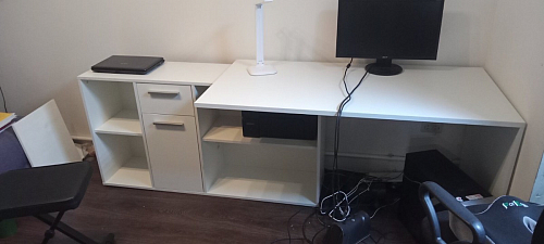 Письменный стол Лайт 03.245F белый гладкий 101 фото покупателя 151