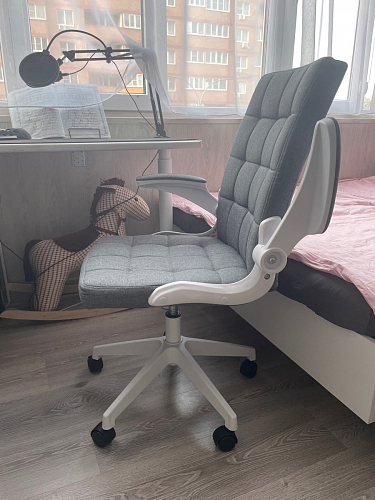 Компьютерное кресло Elga gray / white фото покупателя 2