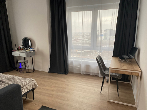 Письменный стол Леон Лофт бетон / черный матовый фото покупателя 116