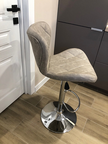 Барный стул Porch grey fabric фото покупателя 6