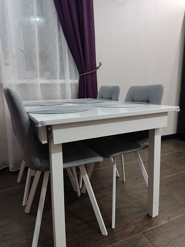 Стул на металлокаркасе Чилли бирюзовый / черный фото покупателя 900