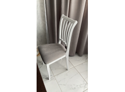 Деревянный стул Фрезино с проножкой бежевый велюр / белый фото покупателя 2