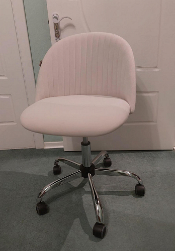 Компьютерное кресло Melody/Мелоди молочное фото покупателя 85