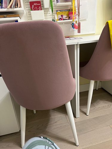 Стул на металлокаркасе Kora beige / black фото покупателя 200