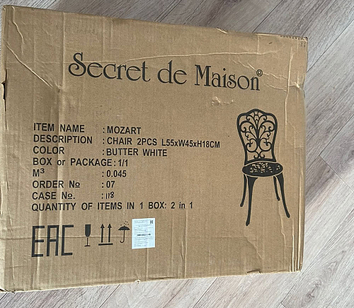 Стул Mozart/Моцарт черный фото покупателя 33