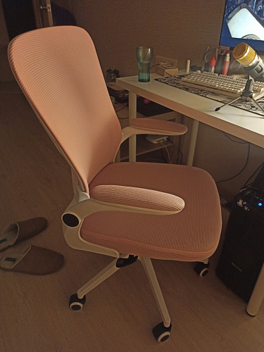 Компьютерное кресло Konfi light gray / blue / white фото покупателя 134