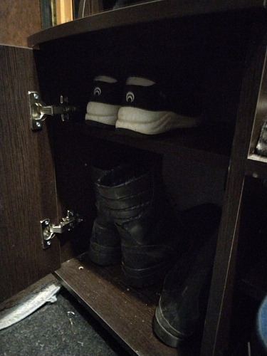 Обувница Аврора дуб млечный / венге фото покупателя 57