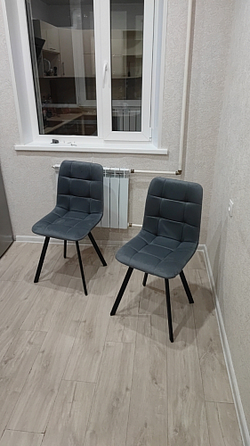 Комплект стульев Чилли 2 шт бежевый / черный фото покупателя 994