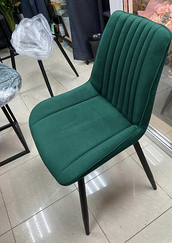 Стул на металлокаркасе Седа К латте / черный фото покупателя 164