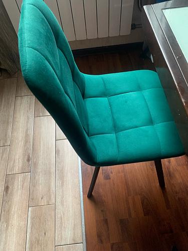 Стул на металлокаркасе Чилли бирюзовый / черный фото покупателя 945