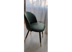 Стул на металлокаркасе Gabi blue / black фото покупателя 80