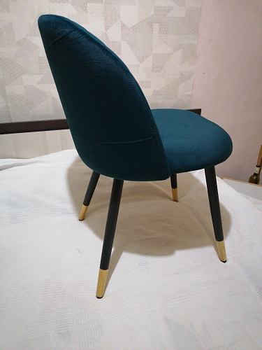 Стул на металлокаркасе Gabi 1 light purple / black фото покупателя 913