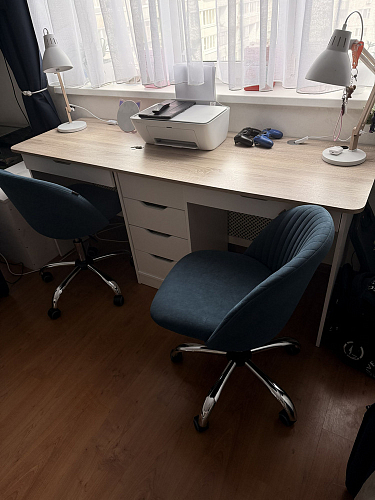 Компьютерное кресло Melody молочное фото покупателя 48