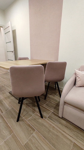 Стул на металлокаркасе Чилли синий / белый фото покупателя 1480