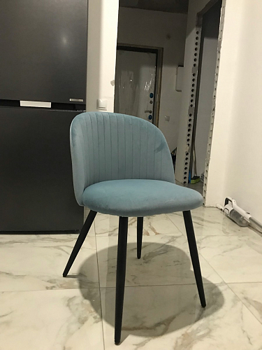 Стул на металлокаркасе Gabi gray / black фото покупателя 424