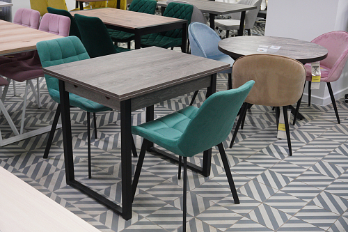 Стол Форли дуб велингтон / черный матовый из шоурума 7