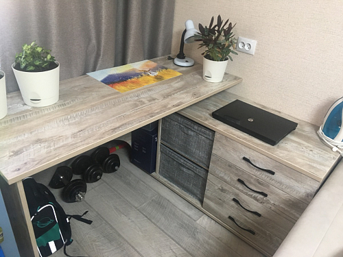 Компьютерный стол КСТ-109П правый венге фото покупателя 33