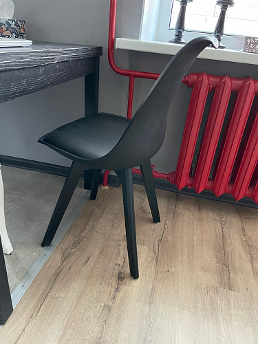 Деревянный стул Bonuss black / black фото покупателя 49