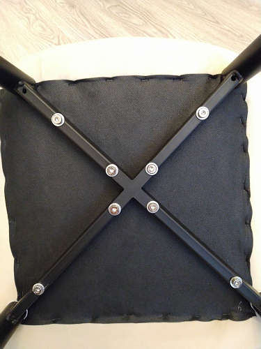 Стул на металлокаркасе Seda black / light gray фото покупателя 6