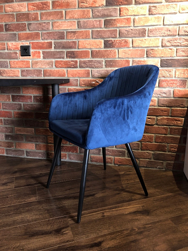 Стул на металлокаркасе Slam синий фото покупателя 108