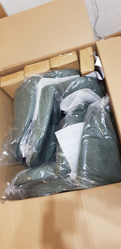 Стул на металлокаркасе Gabi green / black / silver фото покупателя 57