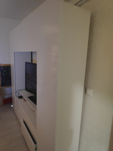 Готовая гостиная Румба белый / белый глянец  - Уцененный экземпляр фото покупателя 121