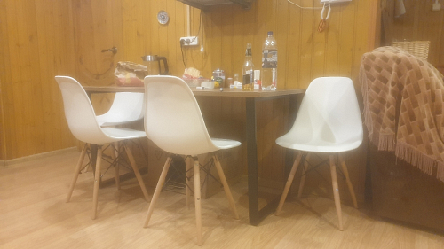 Стол Лота Лофт 140 25 мм черный матовый / бетон фото покупателя 5