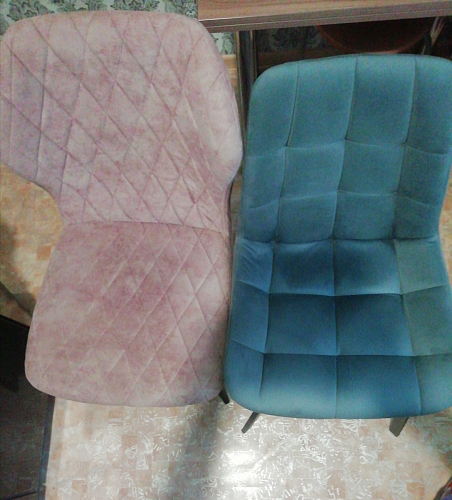 Стул на металлокаркасе Челси бирюзовый / черный фото покупателя 182