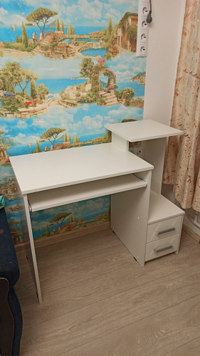 Компьютерный стол Джаз-24 левый венге фото покупателя 61