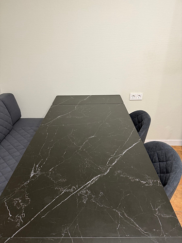 Керамический стол Норман 120(180)х80 shakespeare black / черный фото покупателя 48