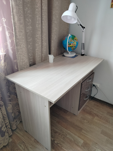 Стол письменный Бриз МДФ волна лайм / ясень светлый фото покупателя 57