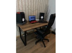 Стол Лота Лофт 120 25 мм сабия / черный матовый фото покупателя 8