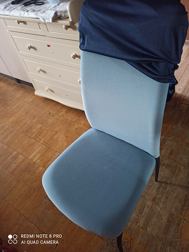 Стул на металлокаркасе Tod light purple / light blue / black фото покупателя 48