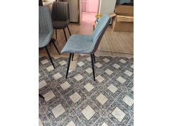 Стул на металлокаркасе Седа К крутящийся светло-серый  / белый фото покупателя 342